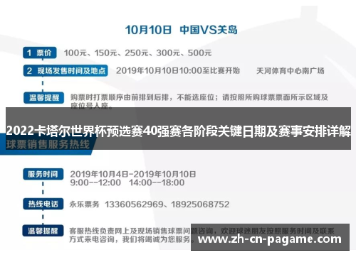2022卡塔尔世界杯预选赛40强赛各阶段关键日期及赛事安排详解