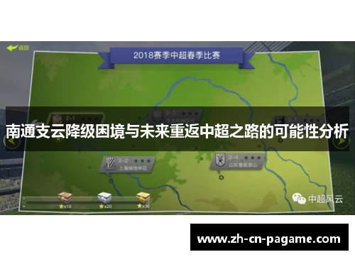 南通支云降级困境与未来重返中超之路的可能性分析